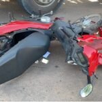 Sinop: adolescente sofre múltiplas fraturas após colisão de moto e caminhão