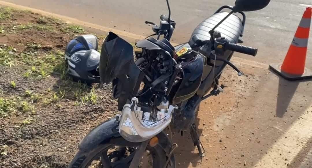 Sinop: condutor e passageira de moto ficam em estado grave após colisão com carro na BR-163