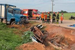 Sinop: duas pessoas morrem em colisão entre caminhão e picape na BR-163; vídeo