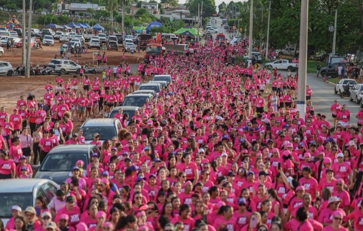 Sorriso: corrida para conscientização sobre câncer de mama reúne 3 mil pessoas