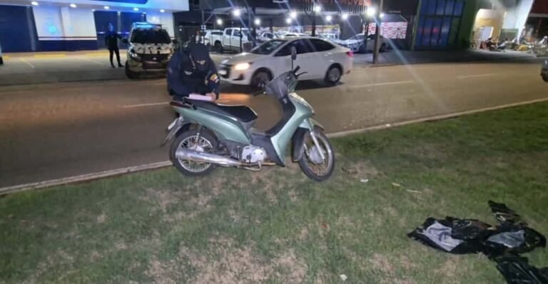 Suspeito foge pela contramão, mas é pego pela polícia com drogas em Sinop