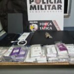 Trio acusado de arrombar automóvel e furtar eletrônicos é detido em Sinop